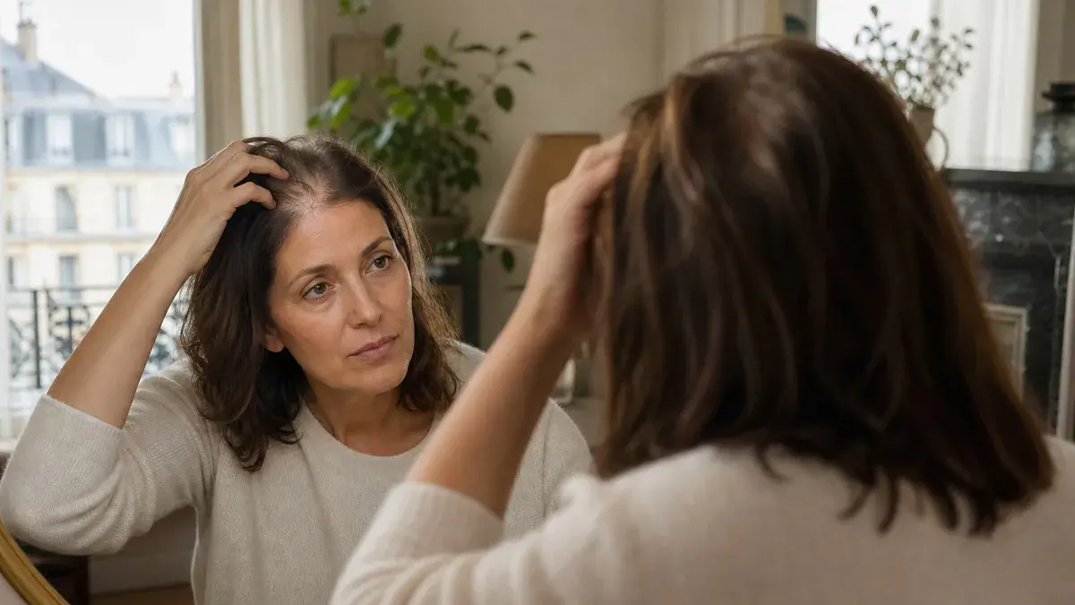 Chute de cheveux chez la femme : les causes possibles et les solutions adaptées