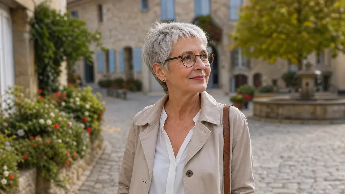 Coupe courte pour femme de 60 ans avec lunettes : 15 idées pour harmoniser coiffure et monture